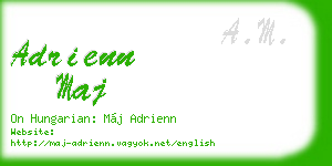adrienn maj business card
